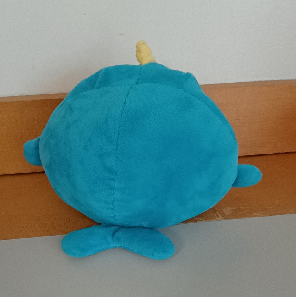 Fiesta Toys Cutie Beans Gumball 7” Plush Narwhal - Picture 4 of 14